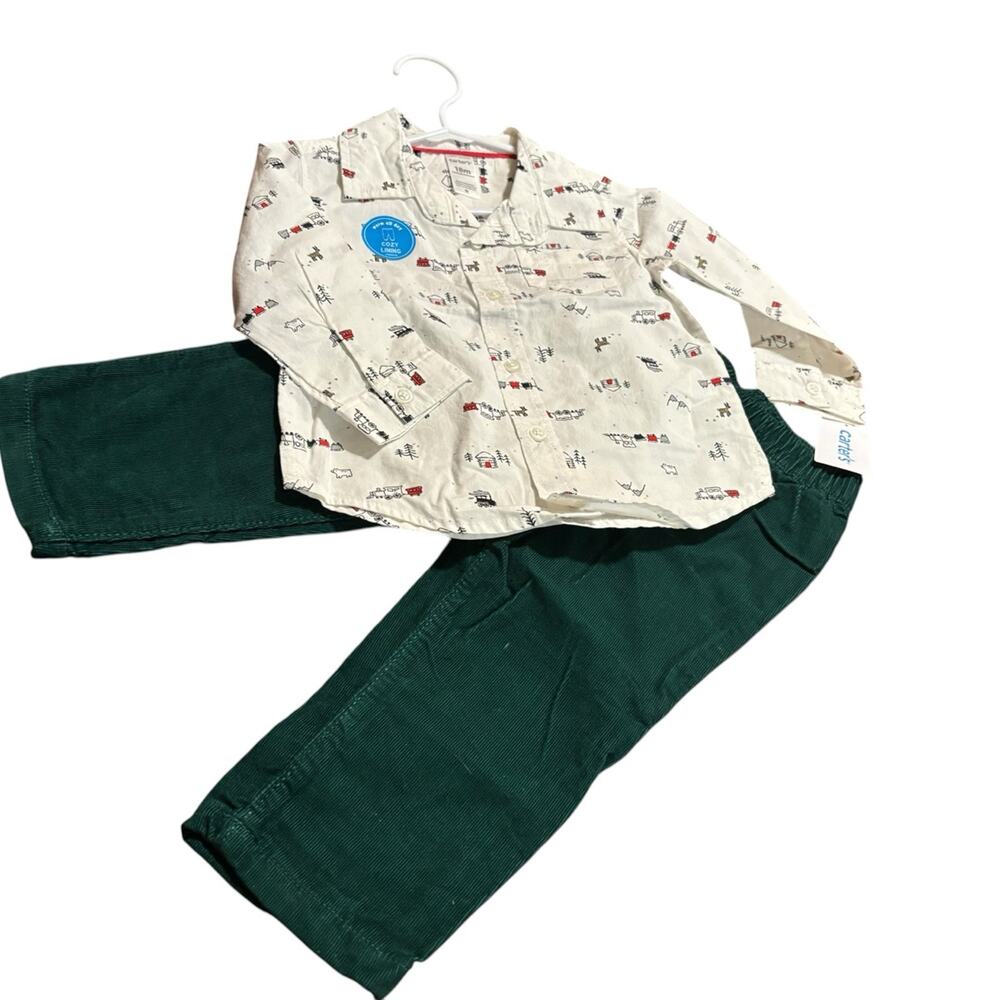 Carter’s NWT 18M boys Christmas dressy outfit